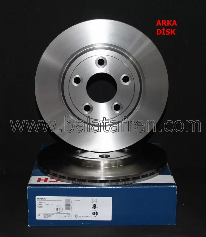 Bosch Jaguar Xj Arka Fren Diski 288mm 2003-2009