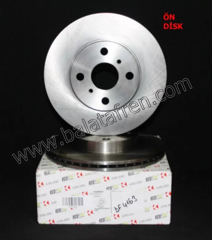 Toyota Yaris (cp10) Ön Fren Diski Hava Kanallı 1999-2005