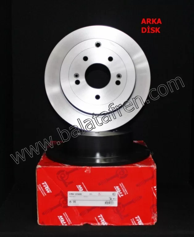 TRW Hyundai Santa Fe Arka Fren Diski  2006-2010