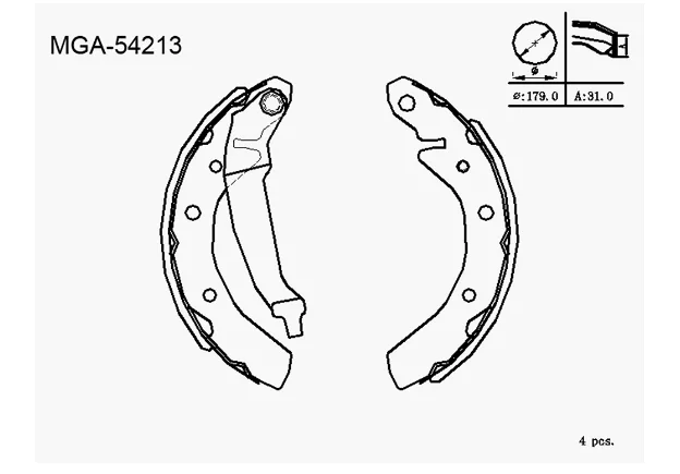 Proton Savvy Arka Pabuçlu Balata 2005-