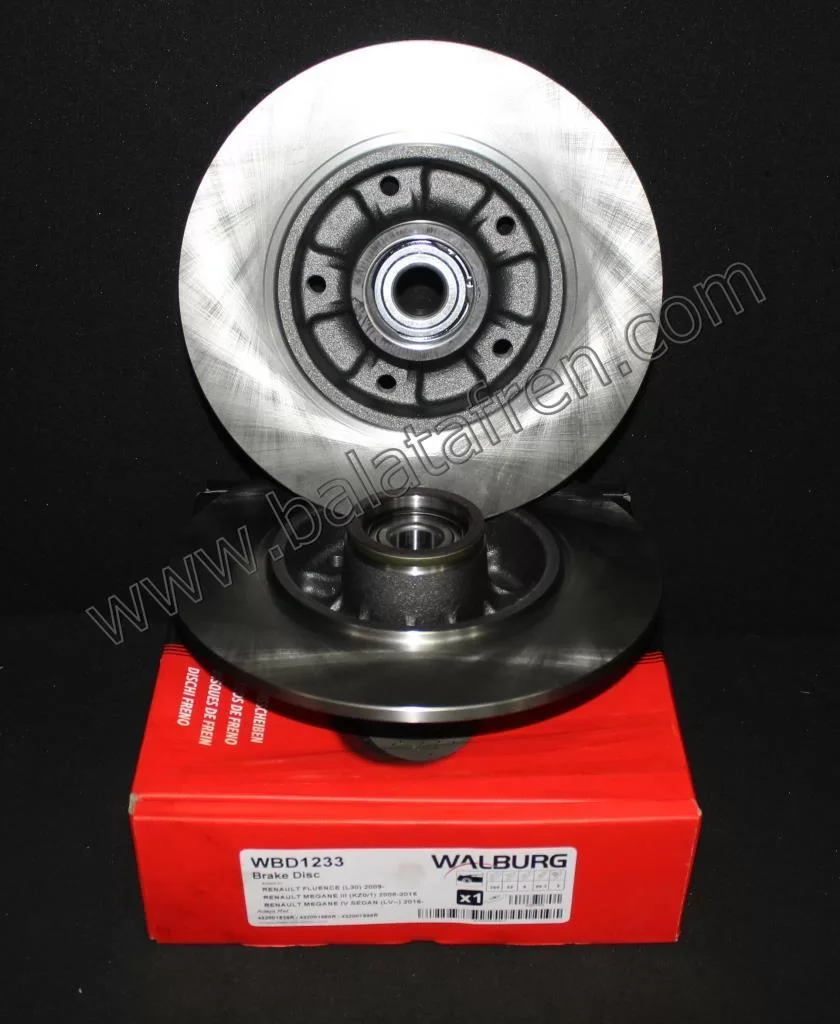 Renault Megane 3 Arka Fren Diski 2008- Bilyalı Abs Okuyuculu