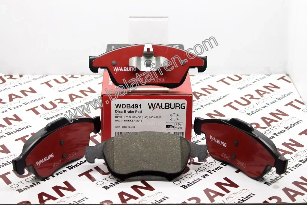 Renault Megane 3 Hatchback Ön Fren Balatası 1.4i/1.5 Dci 1.6i 2008-2015