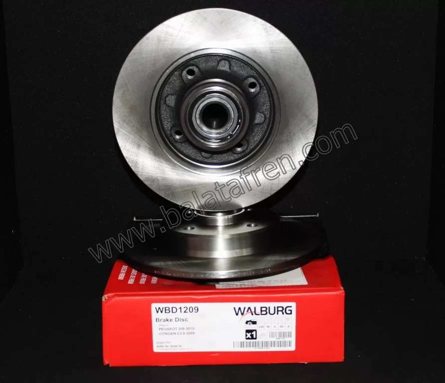 Peugeot 307 3A/C Arka Fren Diski 249Mmm 2000-2007