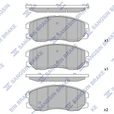 Opel Antara,Chevrolet Captiva Ön Fren Balata 2006-
