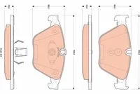 Bmw 5 seri f10 528 i Fren Balata Ön 10/-