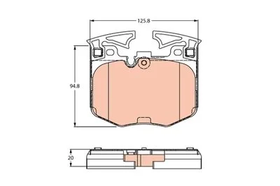 Bmw G30-F90 Ön Balata 34116888457