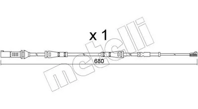 BMW i3 (I01) BALATA IKAZ KABLOSU