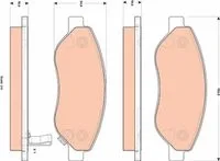corsa d ön fren balatası 1.7 cdtı 06>