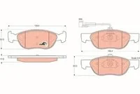 Fiat Brava/Bravo/Marea/Alfa 145-146 Fren Balata Ön