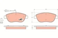 Fiat Doblo Fren Balata Ön 1.3 mjt Çıft fiş 03/-