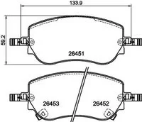 Fiat Egea Egea Cross Fren Balata Ön ikazlı 20/-