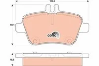 fren balata arka mercedes a seri (w169) 04-12