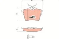 fren balata arka peugeot 407 04>/607 00>/c5 08>