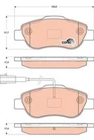 fren balata fişli ön fiat fiorino (225) 1.3 mjt 17