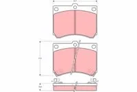 ZEGEN - Mazda 323 5 (Ba) 1.8i 16v Ön Fren Balatası Büyük Tip 1994-1998