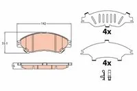fren balata ikazlı ön suzuki vitara (ly) 1.6i 15>
