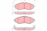 fren balata ön-(chevrolet: epıca 05>10/avenda 05>1