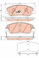 fren balata ön-hyundai santafe 06>10/sorento 11>