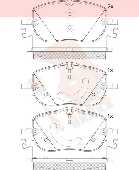 Fren Balatası ÖN C Serisi (S206) (2021>…) C-Serisi (W206) (2021>…)