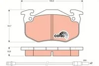 fren balatası ön twıngo 93>07 (15mm)