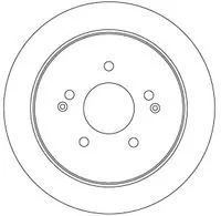 Fren Diski Arka Actyon Sports II (2012) Korando