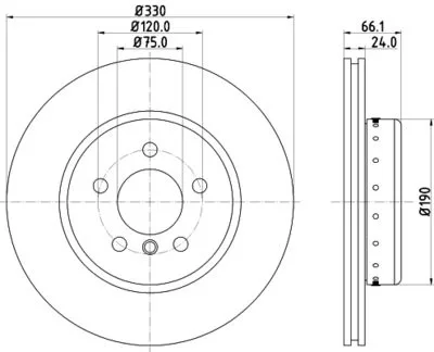 fren diski ön bmw 5 seri f10,f18 09>16/f11 10>1
