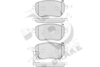 İnfiniti fx 3.5 Q45 Fren Balata Ön 2003-2008