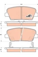 Kia Sorento 2 Arka Fren Balatası 2009-2015