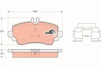 Mercedes a- seri 97>04 Vaneo 02>05 Fren Balata Ön