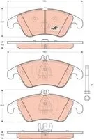 Mercedes c seri w204 c 220 cdı Fren Balata Ön
