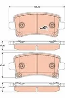 Opel İnsignia A 1.6 Arka Fren Balatası 2008-