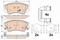 Opel İnsignia 2.8 v6 Fren Balata İkazlı Ön 08/-