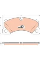 Porsche Cayenne 955 Fren Balata Ön 3.0 tdi 02-10