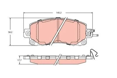 Subaru Xv (GT) 2017-/Forester (SK) 2018- Ön Balata