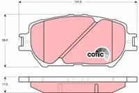 toyota camry 2001-2006 ön fren balatası