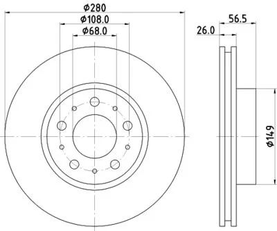 TRW Bmw e87-e90 fren Diski Arka 300mm 04-15