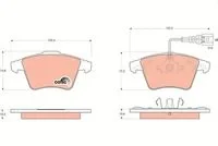 Volkswagen Touareg Fren Balata İkazlı Ön 03/-