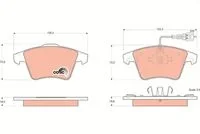 Vw Transporter T5 / T6 Ön Fren Balata 03-15