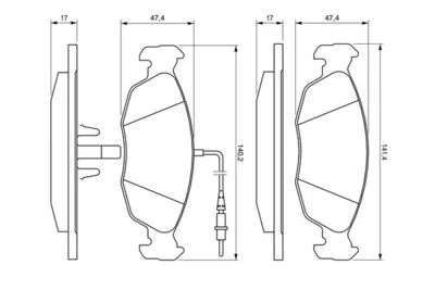 Bosch Peugeot 306 Ön Fren Balatası