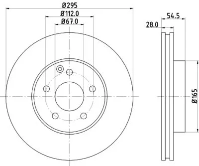 Bosch Mercedes E serisi S211 w211 Ön Fren Di̇ski̇ 2003-2009