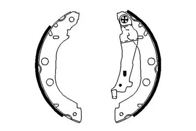 Bosch fren pabuç balata arka renault kango 98-08 büyük t