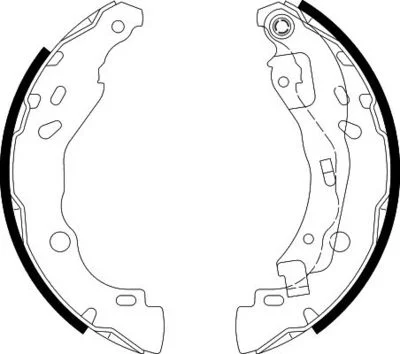 Bosch fren pabuç balata arka dacia logan (ls) 1.5 dcı 04