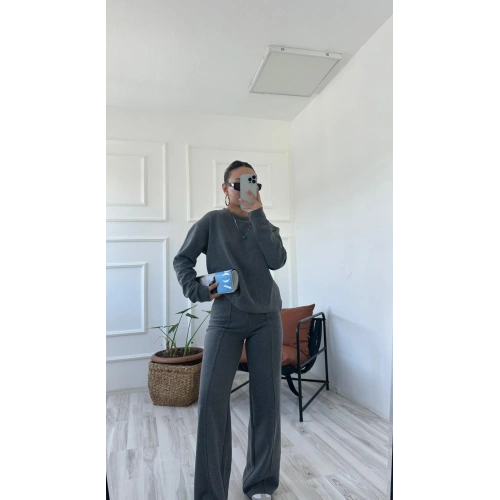 Kadın Dokuma Eşofman Takımı Antrasit