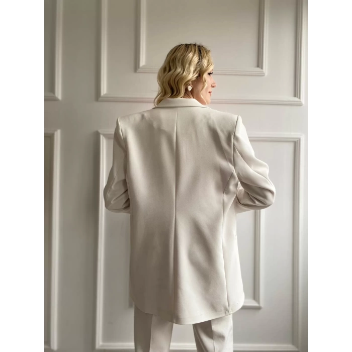 Kadın İçi Desenli Blazer Ceket