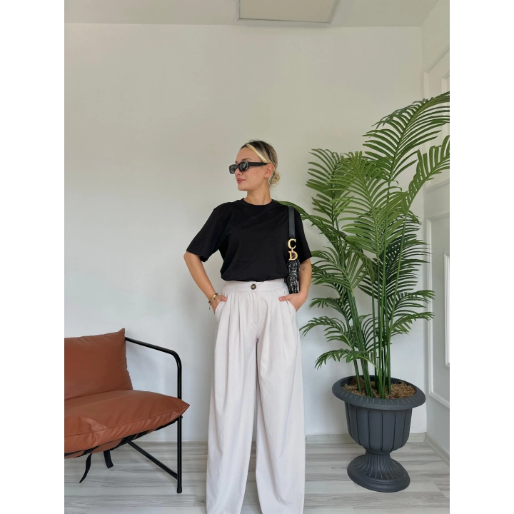 Kadın Basic Tshirt Siyah