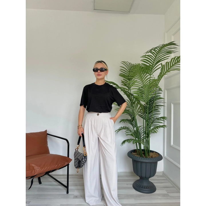 Kadın Basic Tshirt Siyah