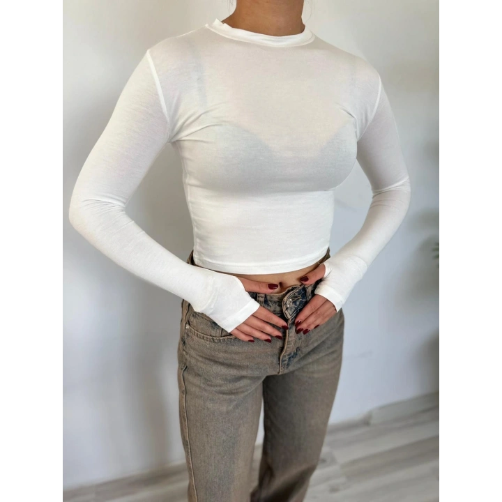 Kadın Body Ekru