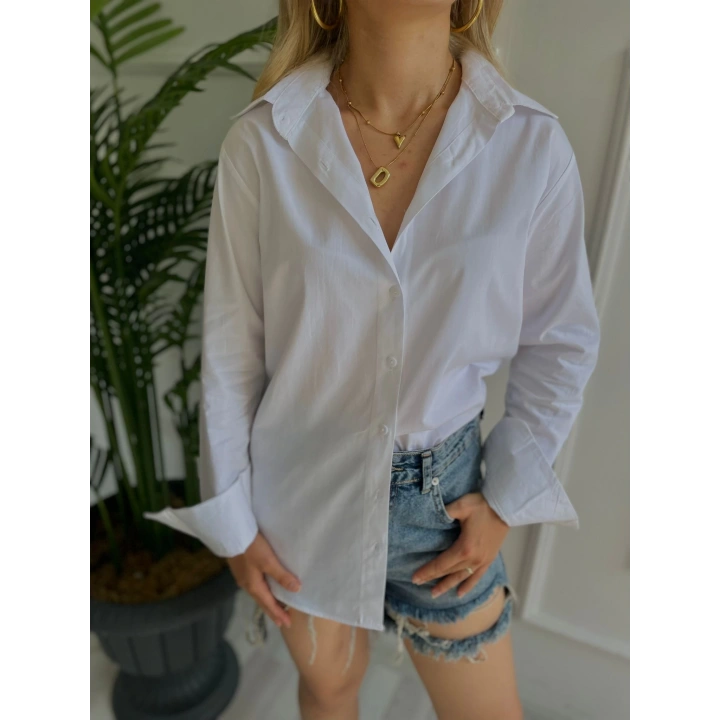 Kadın Gömlek Beyaz