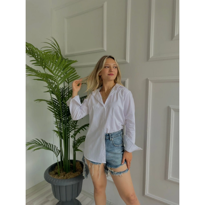 Kadın Gömlek Beyaz