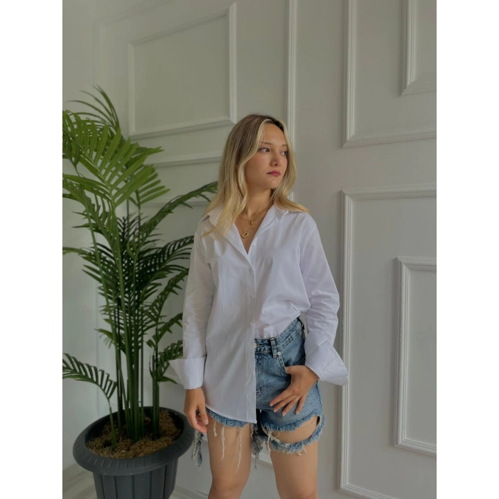 Kadın Gömlek Beyaz